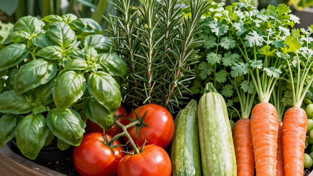 herbs complement vegetable needs