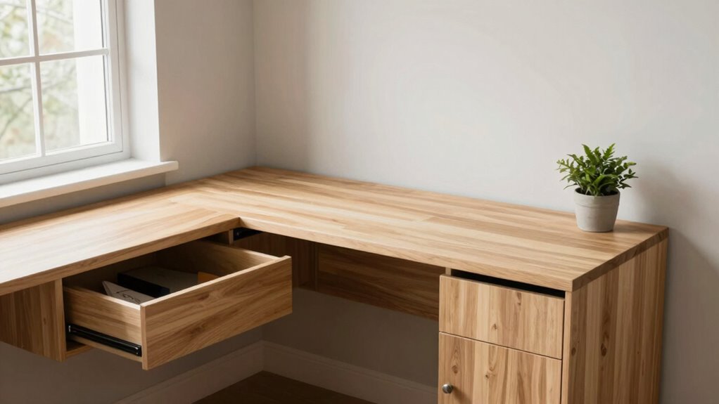 hidden desk storage solutions