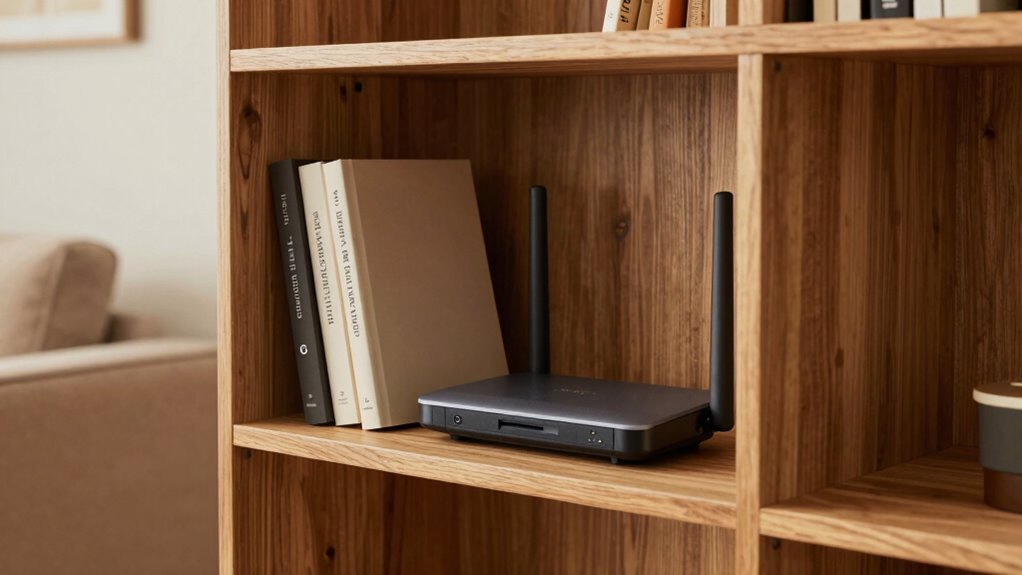 hiding router without signal loss