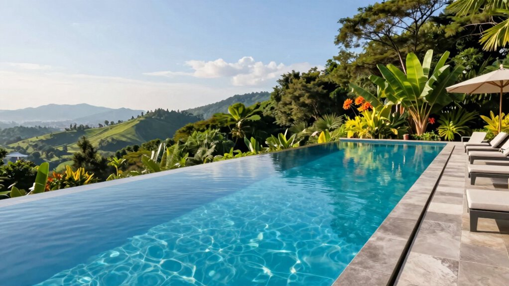 hillside infinity pool designs
