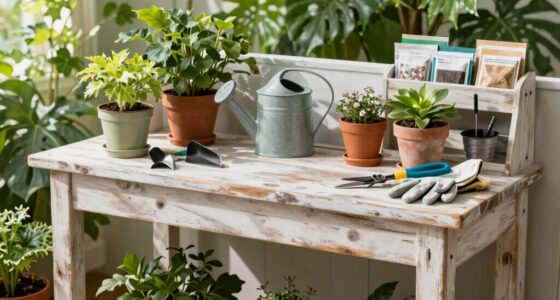 ideal gardening workspace essentials