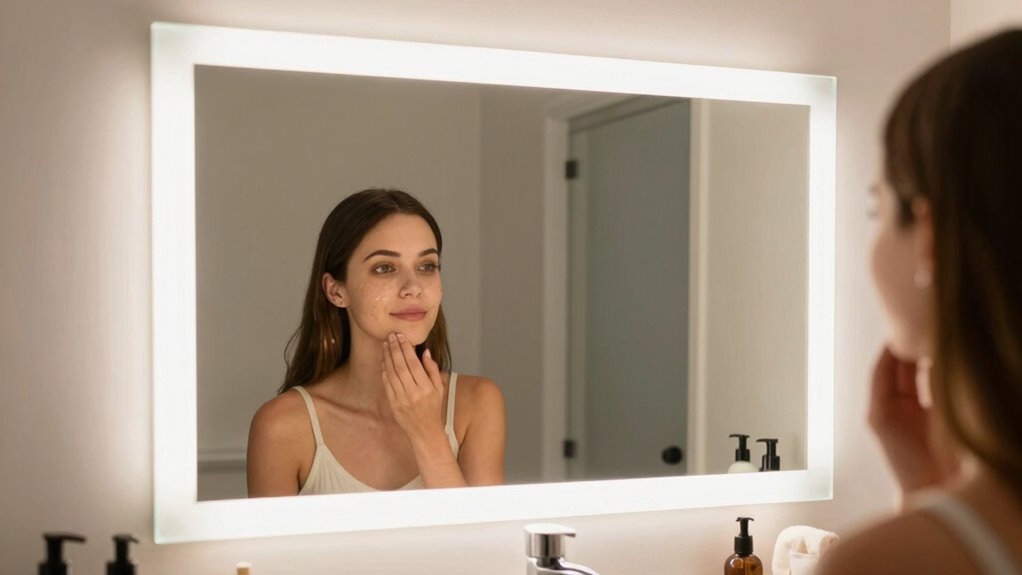 illuminated grooming mirror upgrade