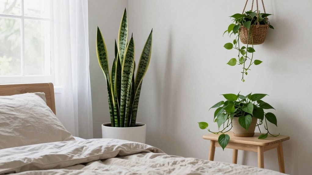 indoor plants promote calm