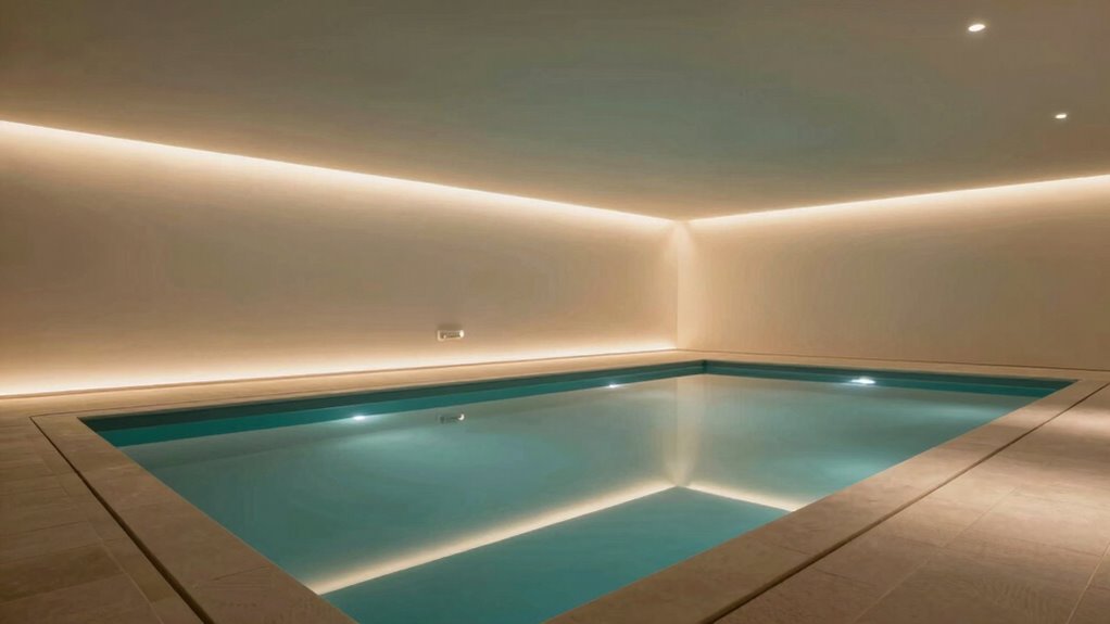 led and solar pool lights