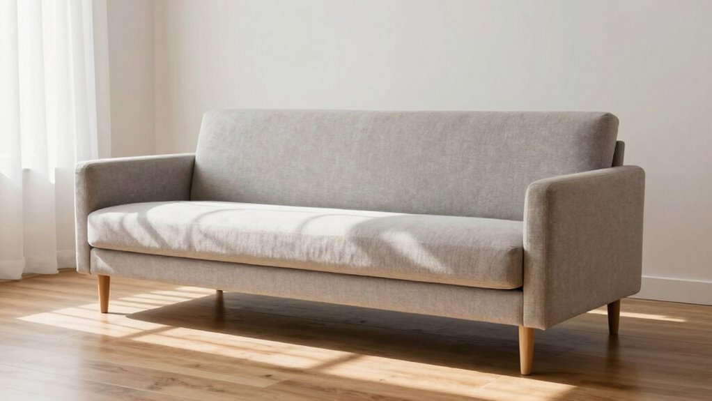 leggy furniture creates spacious illusion