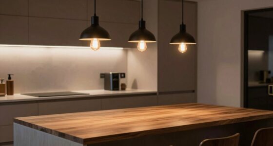 lighting defines kitchen ambiance