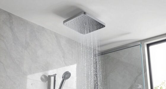 luxurious modern shower experience