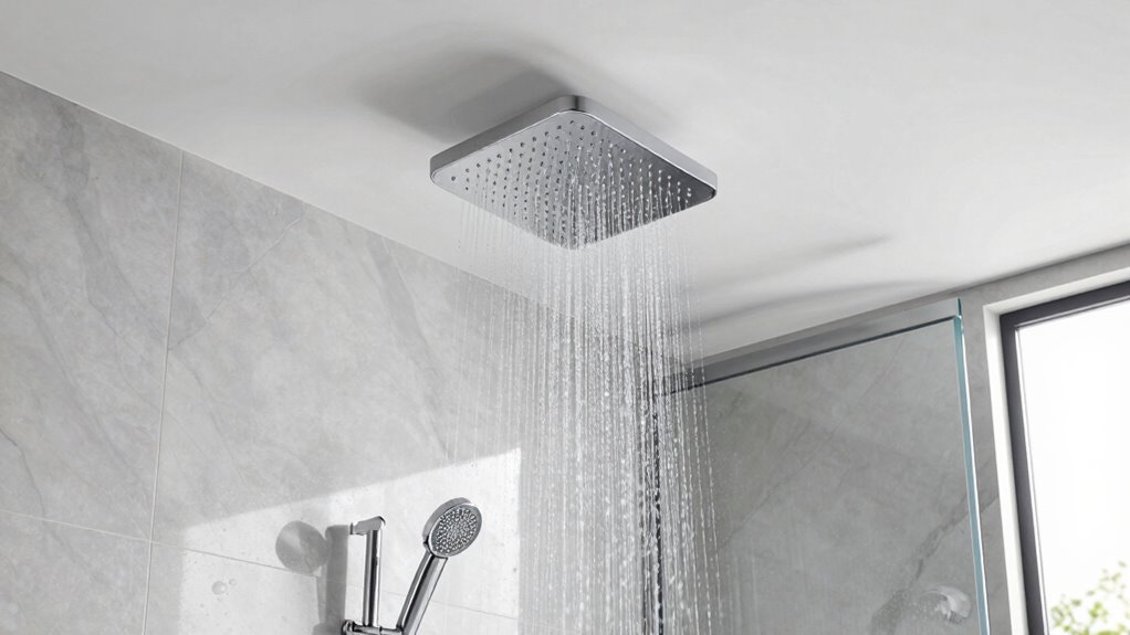 luxurious modern shower experience