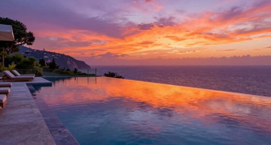 luxurious panoramic pool vistas