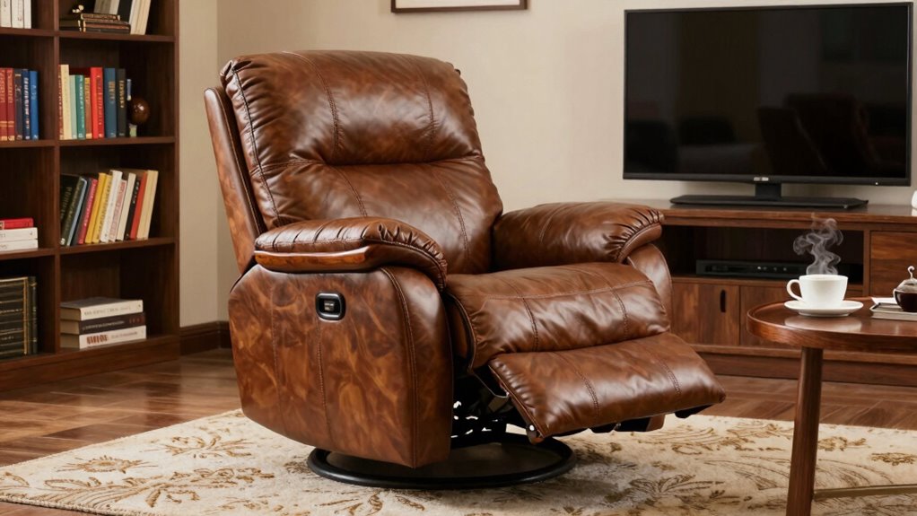 luxury ergonomic media recliner