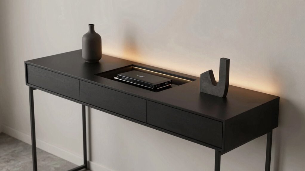 maintain sleek hidden storage