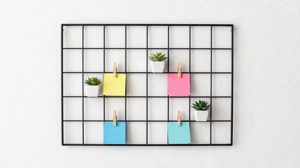 material choice for wall grid