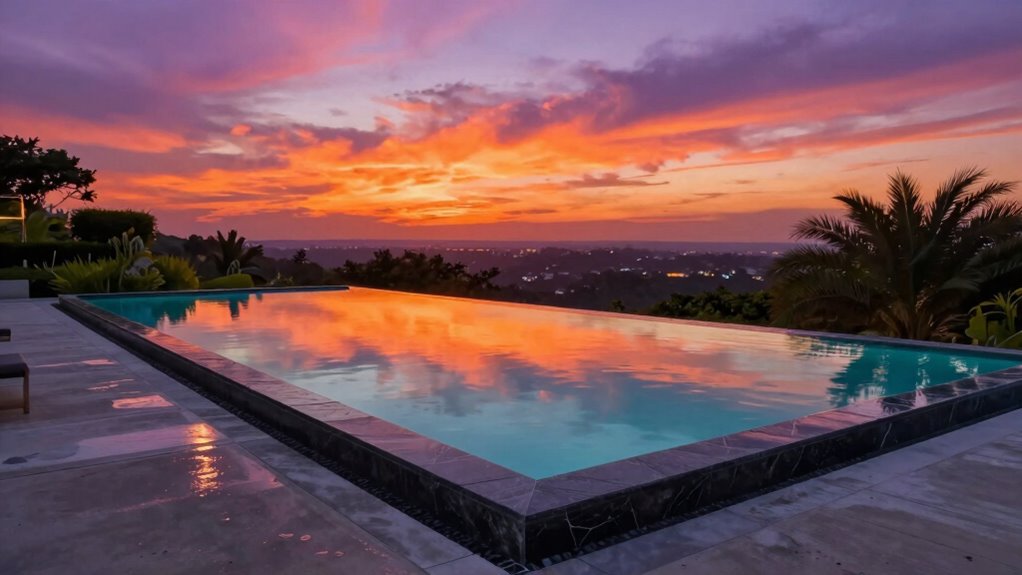 materials enhance sunset hues