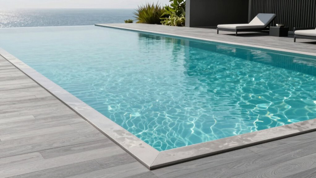 modern eco friendly pool decking