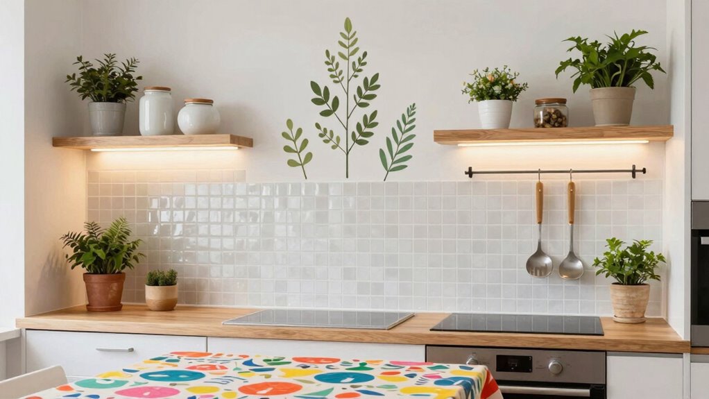 non invasive removable kitchen decor