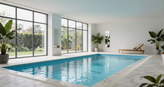 open airy indoor pool