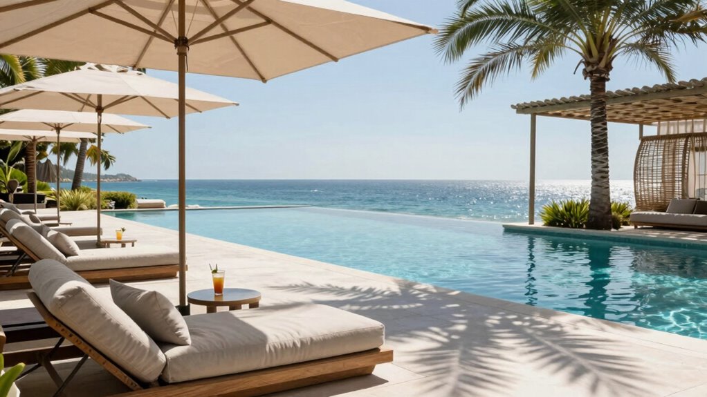 optimal poolside shade options