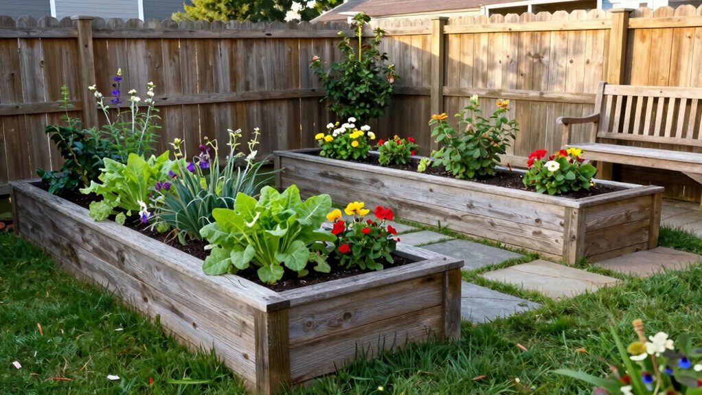 optimal raised bed placement