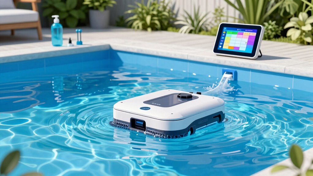 optimize pool cleaning schedule