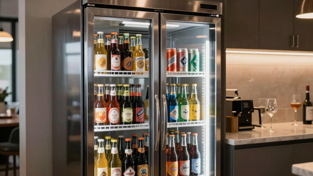 organized efficient beverage storage