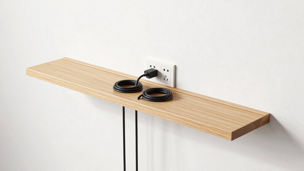 organized safe charging space