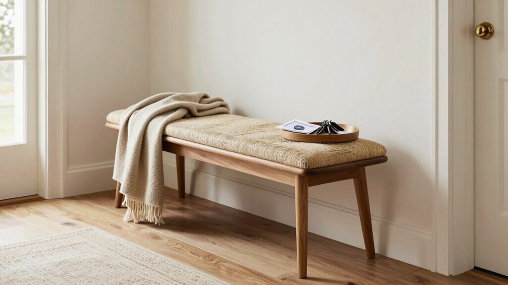 organized stylish entryway hub