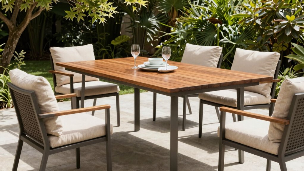 outdoor dining lighting heaters