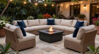 outdoor sectional patio design