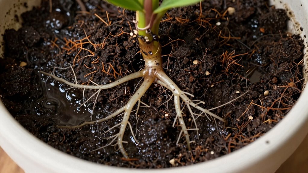 overwatering harms root health