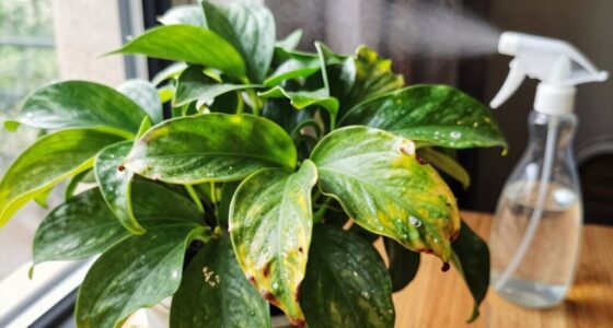 plant shows dry leaves
