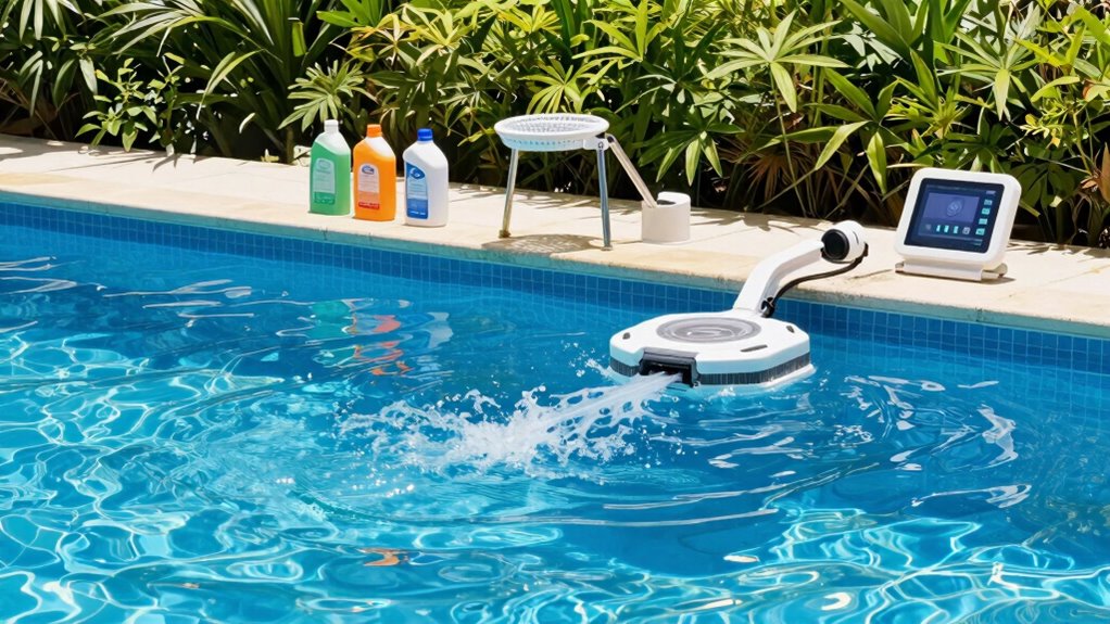 pool chemical balance maintenance