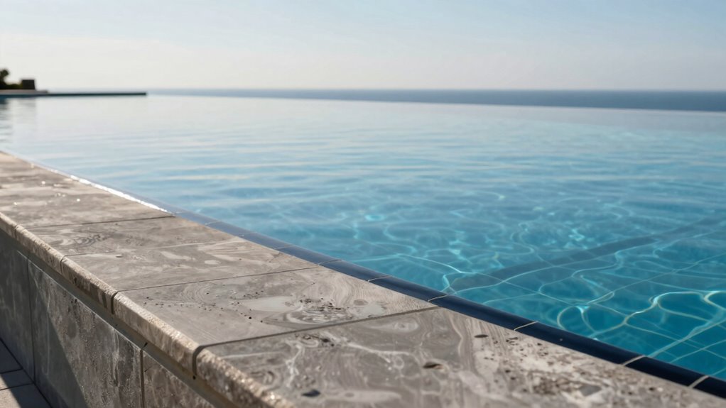 pool edge design details