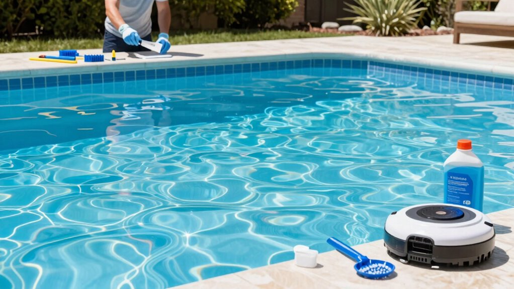 pool safety water conservation maintenance