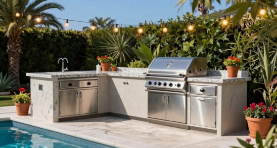 poolside outdoor kitchen essentials