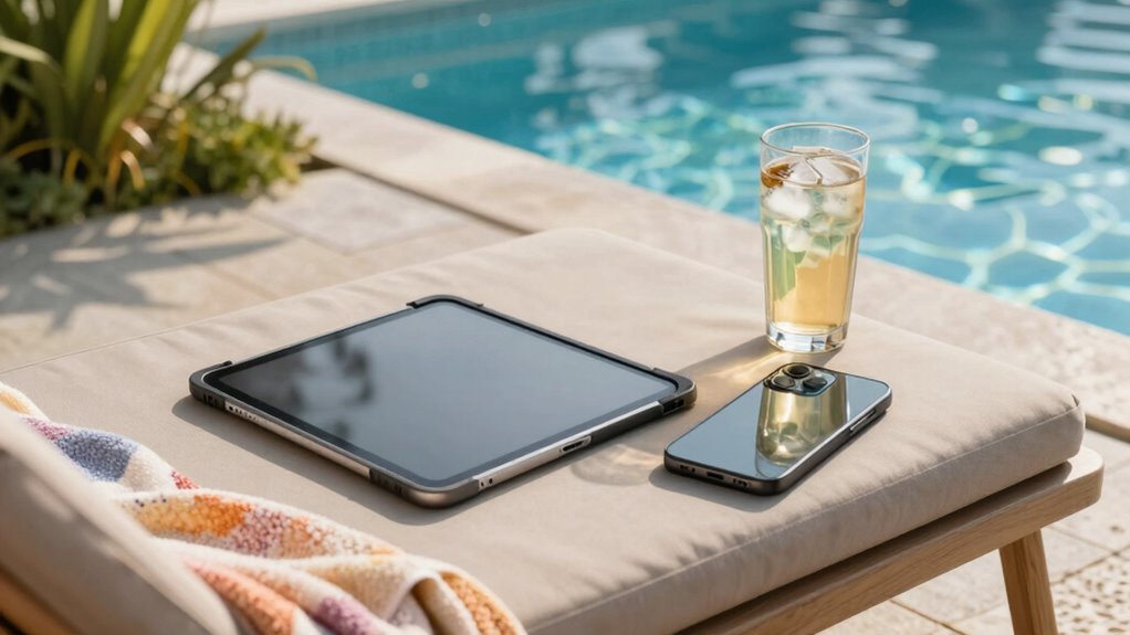 protect devices poolside safely