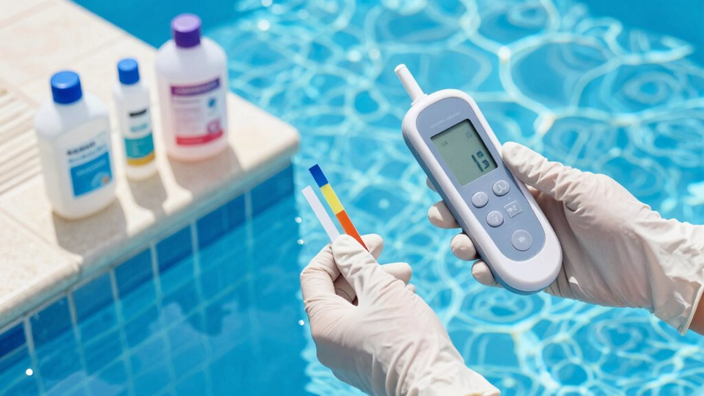 regular pool water testing