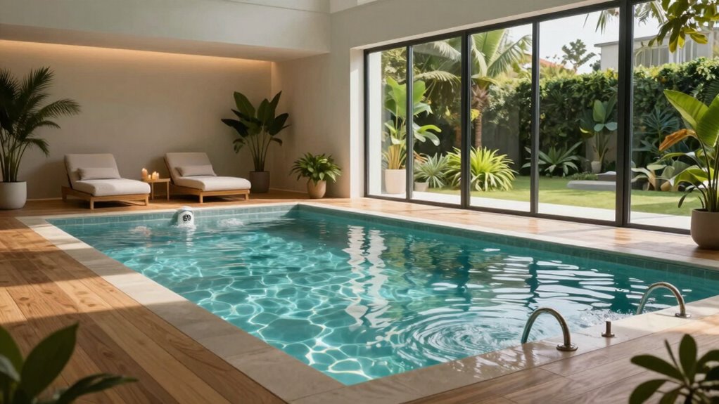 relaxing pool ambiance enhancements