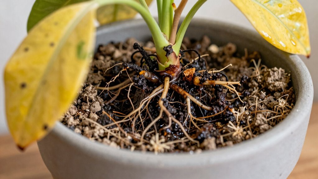 repot replace soil seek help