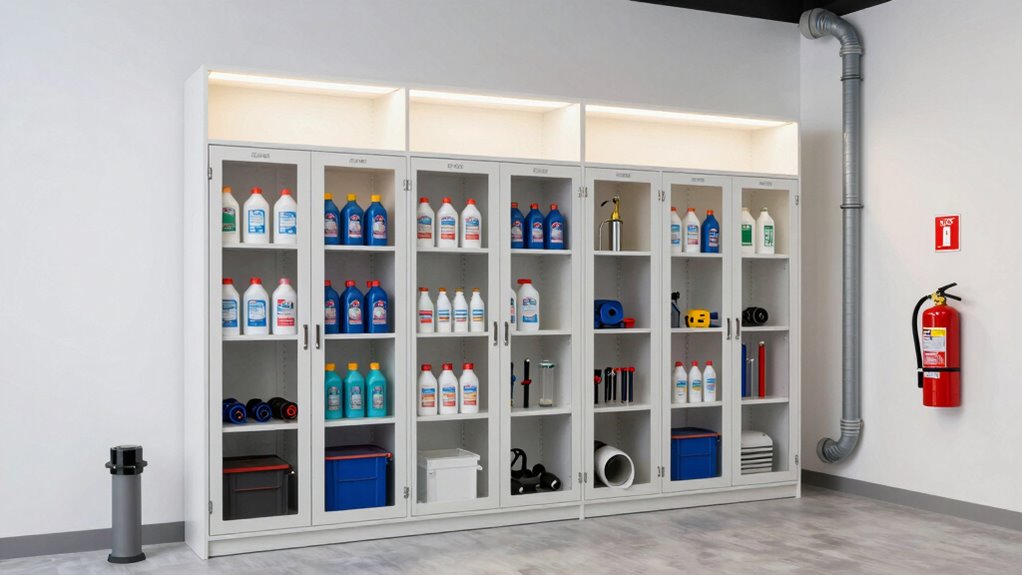safe chemical and electrical storage