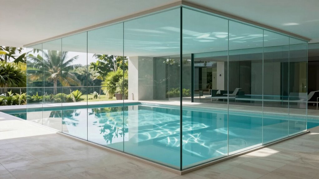 safe private glass pool barriers