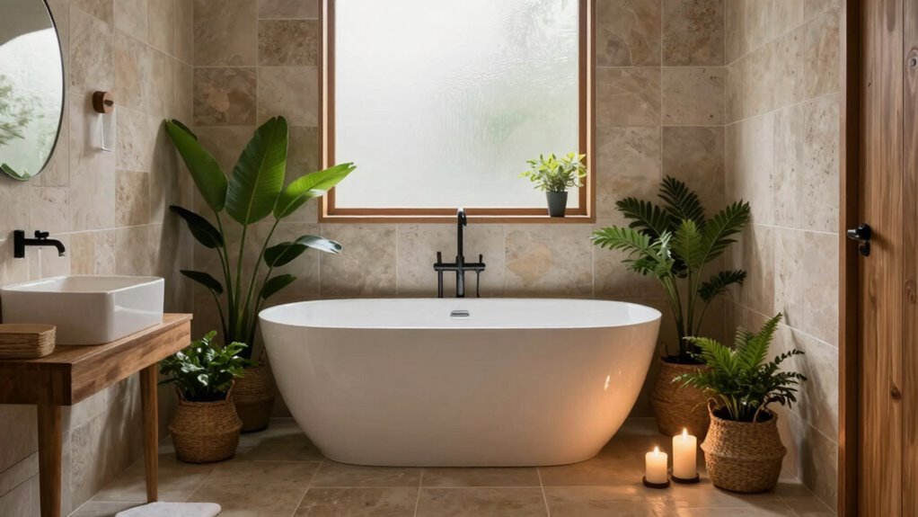 serene natural lighting ambiance