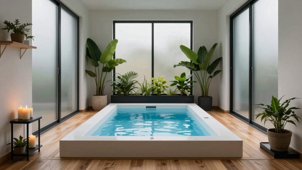 small wellness room pools