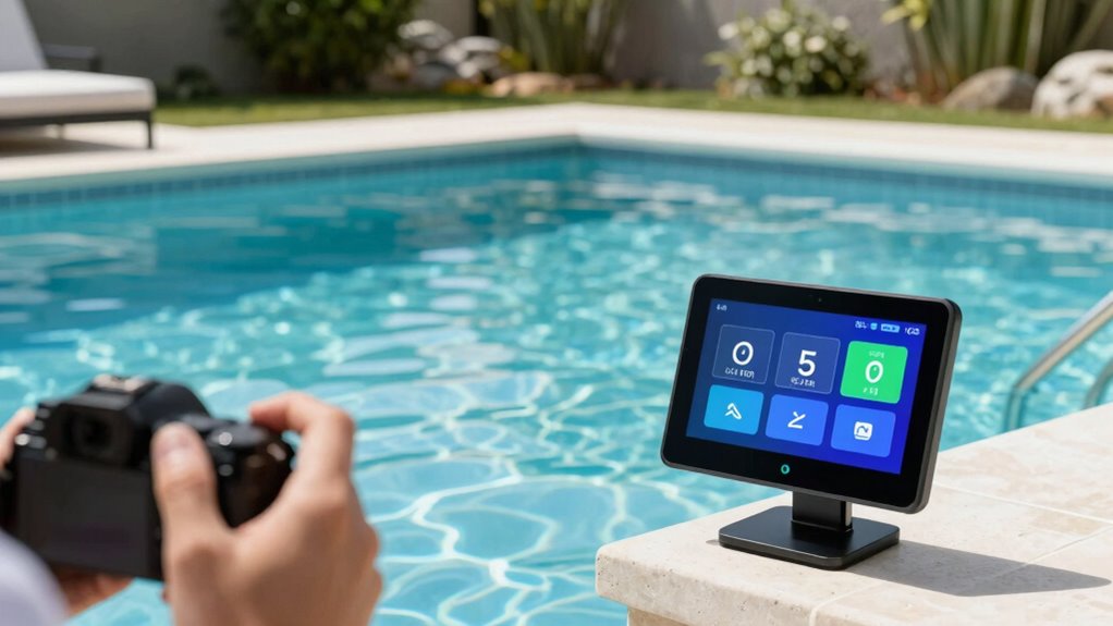 smart pool opening monitoring