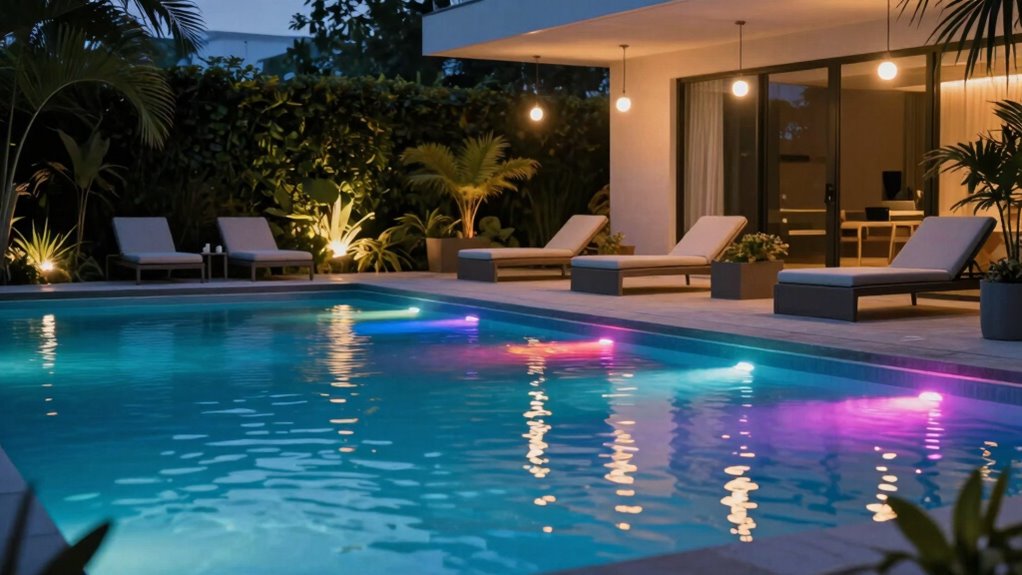 smart poolside lighting ideas