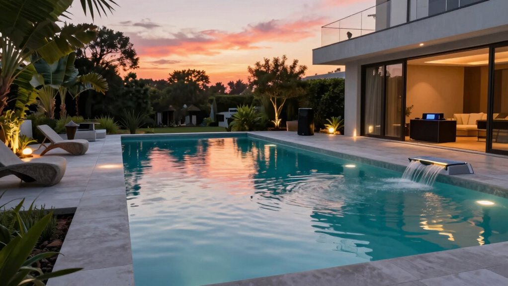smart stylish automated pool