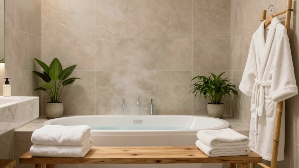 spa inspired bathroom decor