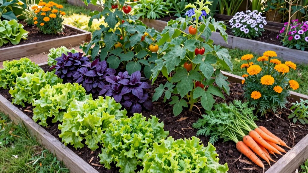 strategic small garden planting