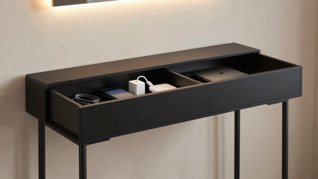 stylish accessible hidden storage