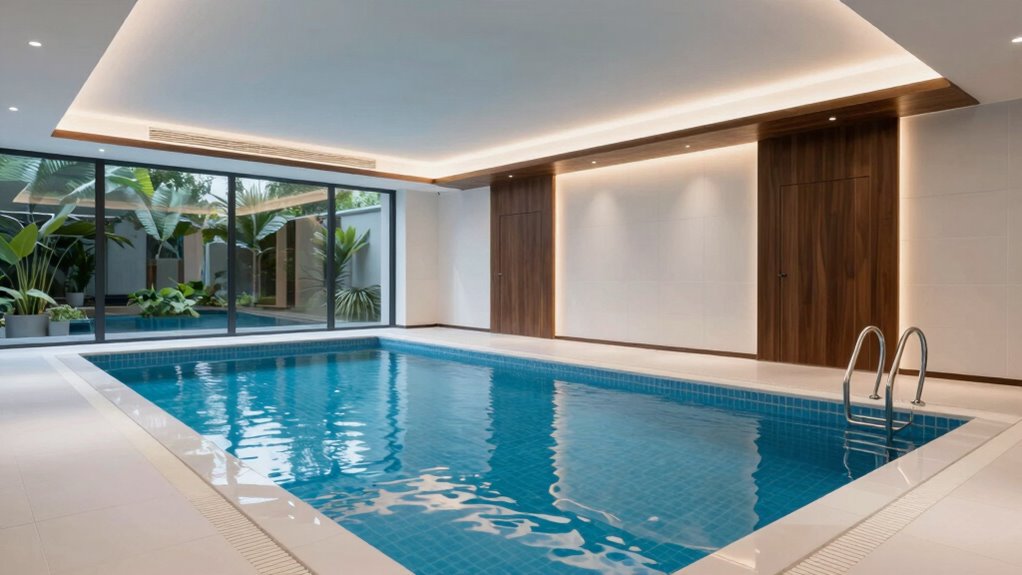stylish functional indoor pool