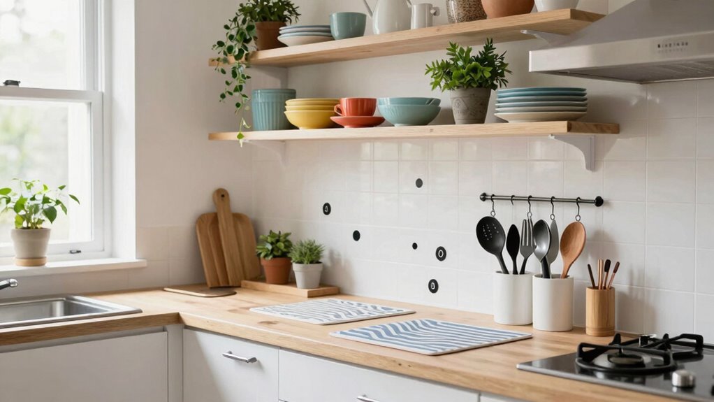 stylish rental kitchen makeover